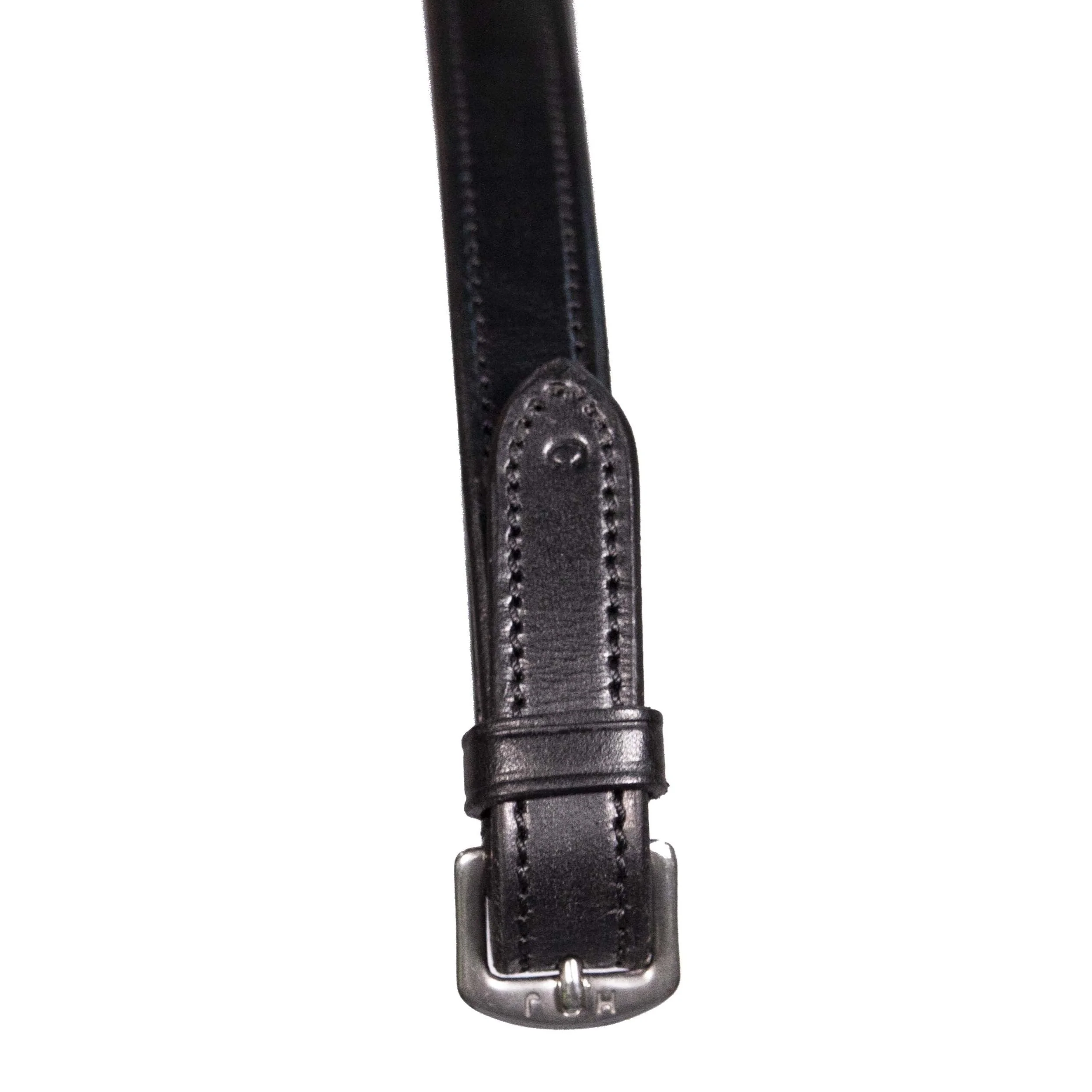 Henry James Large Pimple Hybrid Rubber Reins With Leather Stoppers - Image 5