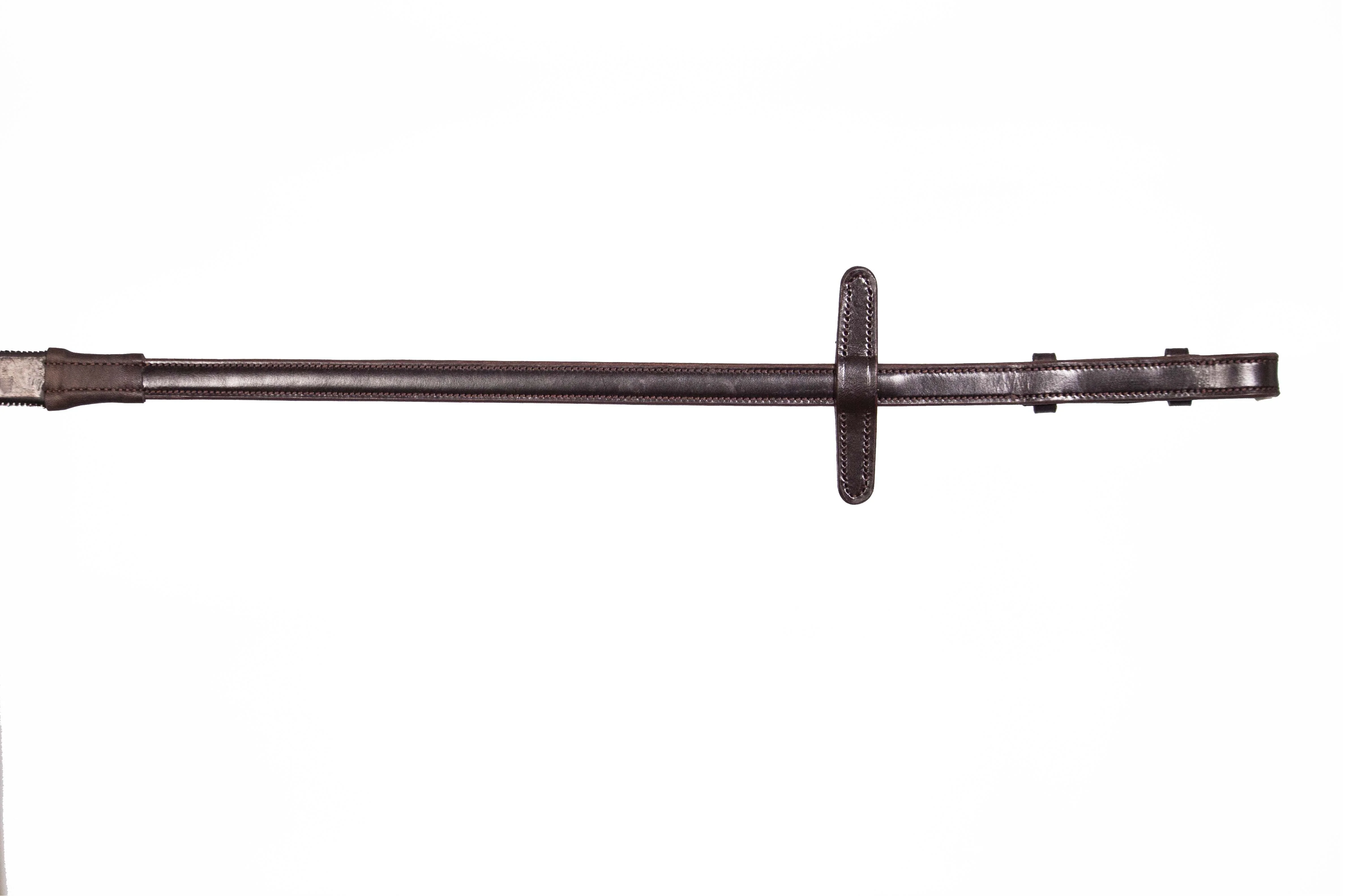Henry James Large Pimple Hybrid Rubber Reins With Leather Stoppers - Image 7