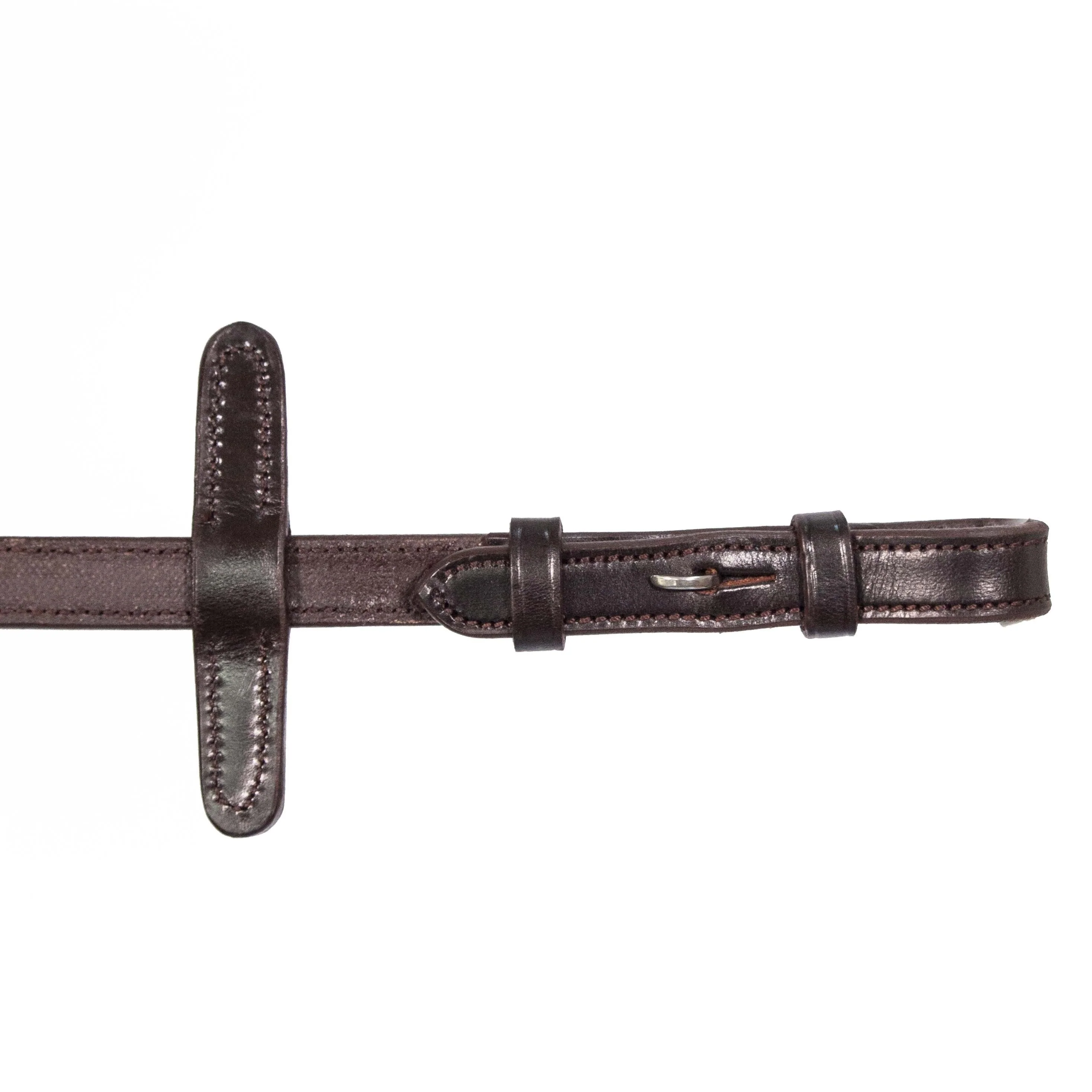 Henry James Large Pimple Hybrid Rubber Reins With Leather Stoppers - Image 9