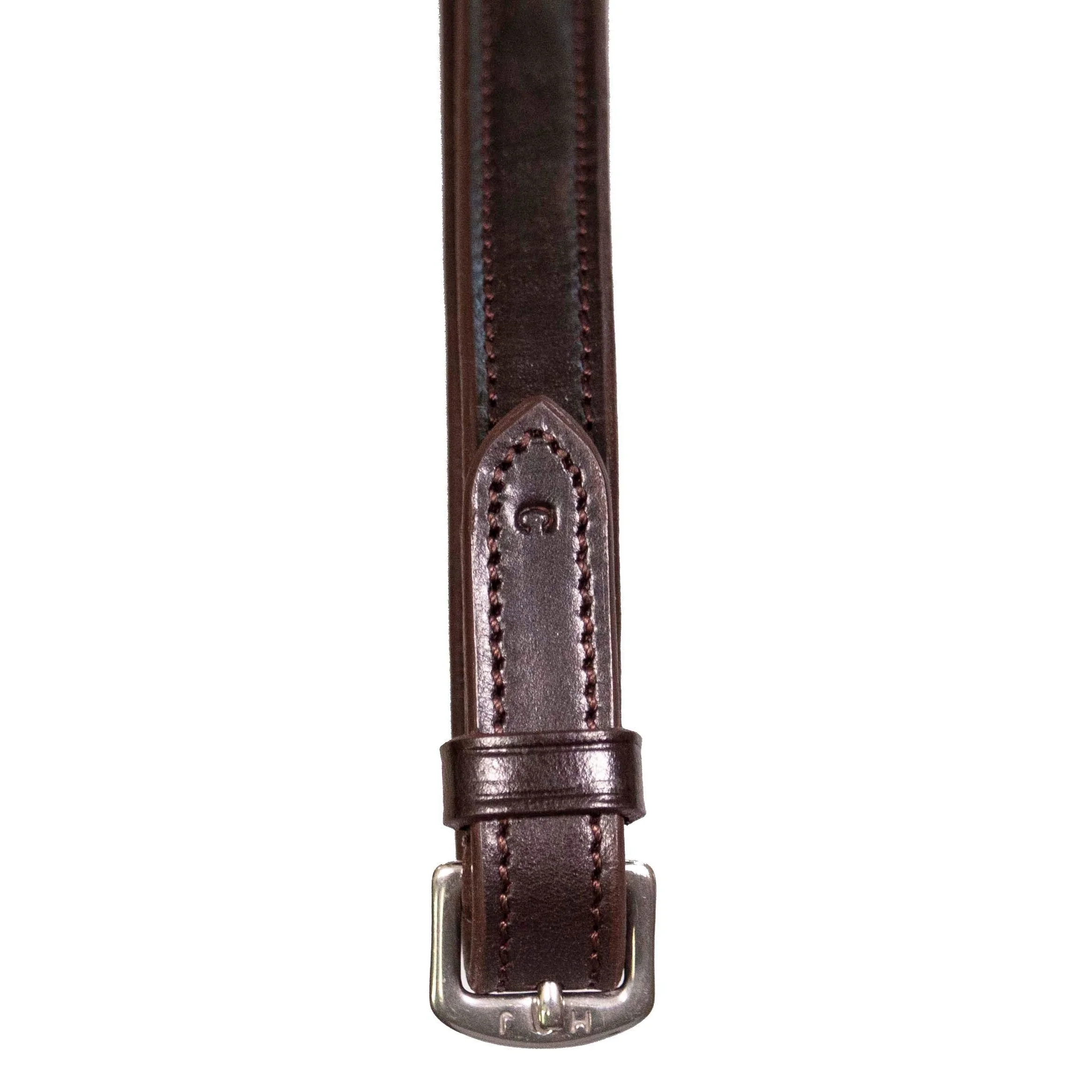 Henry James Small Pimple Hybrid Rubber Reins With Leather Stoppers - Image 10