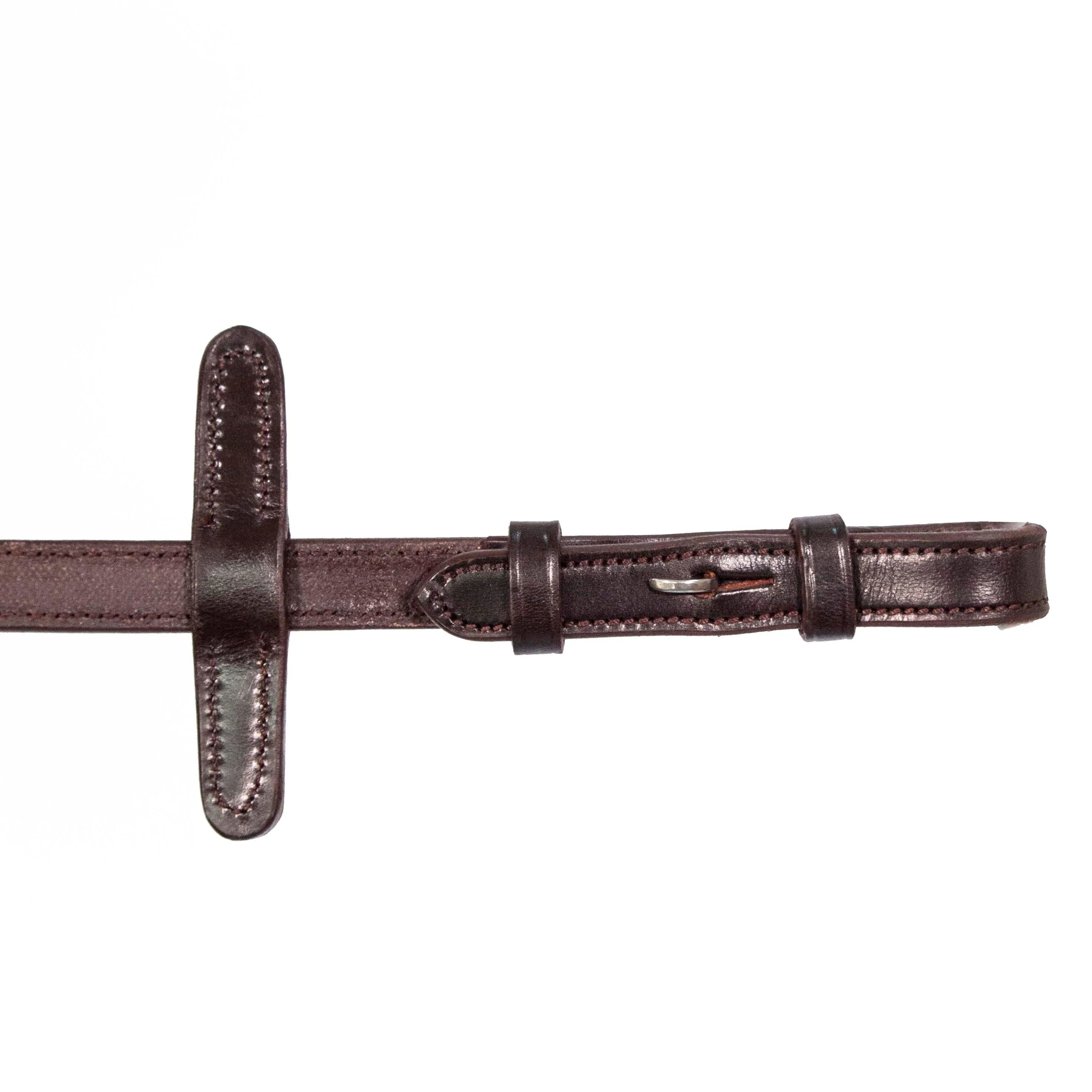 Henry James Small Pimple Hybrid Rubber Reins With Leather Stoppers - Image 9