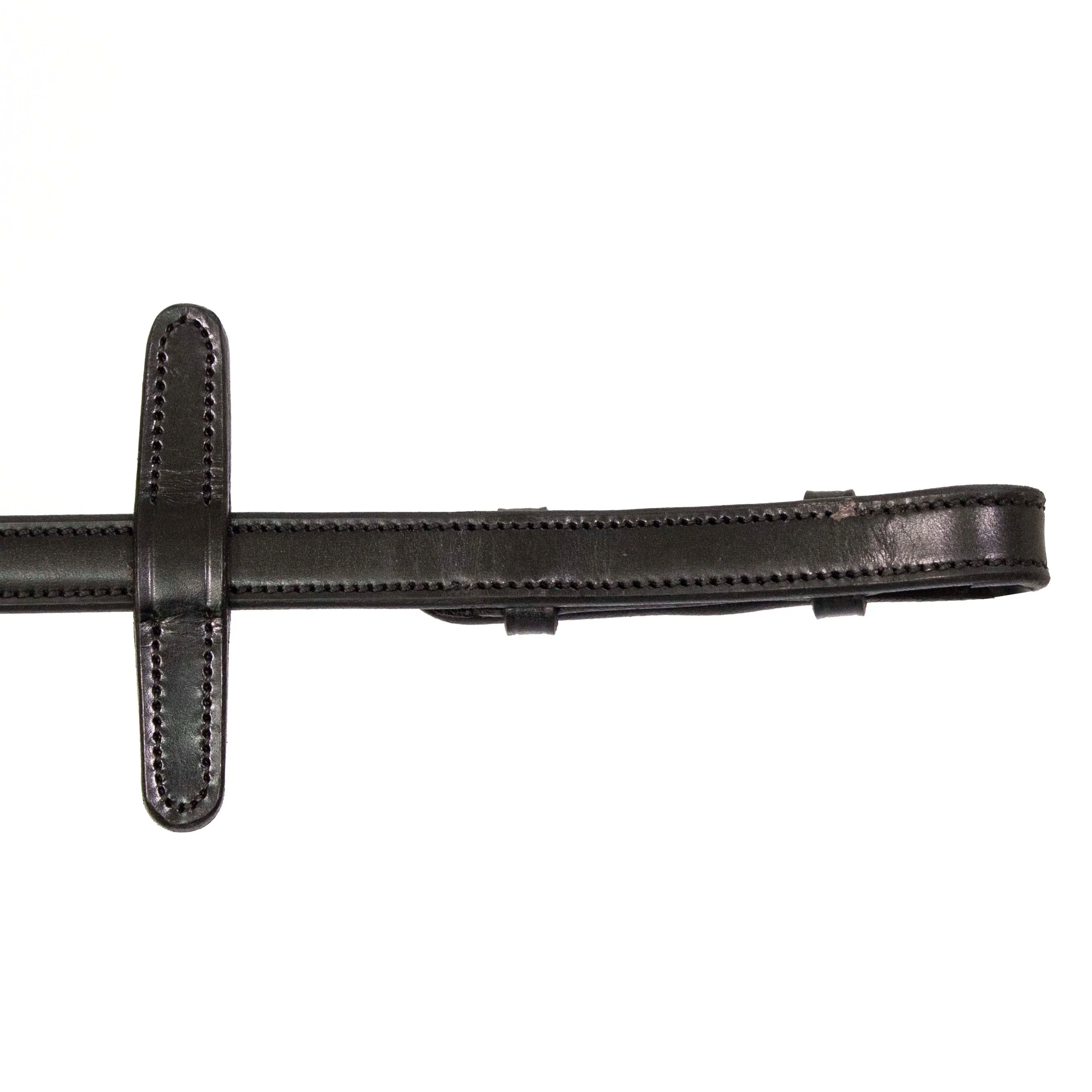 Henry James Xtreme Eventer Hybrid Rubber Reins With Leather Stoppers - Image 3
