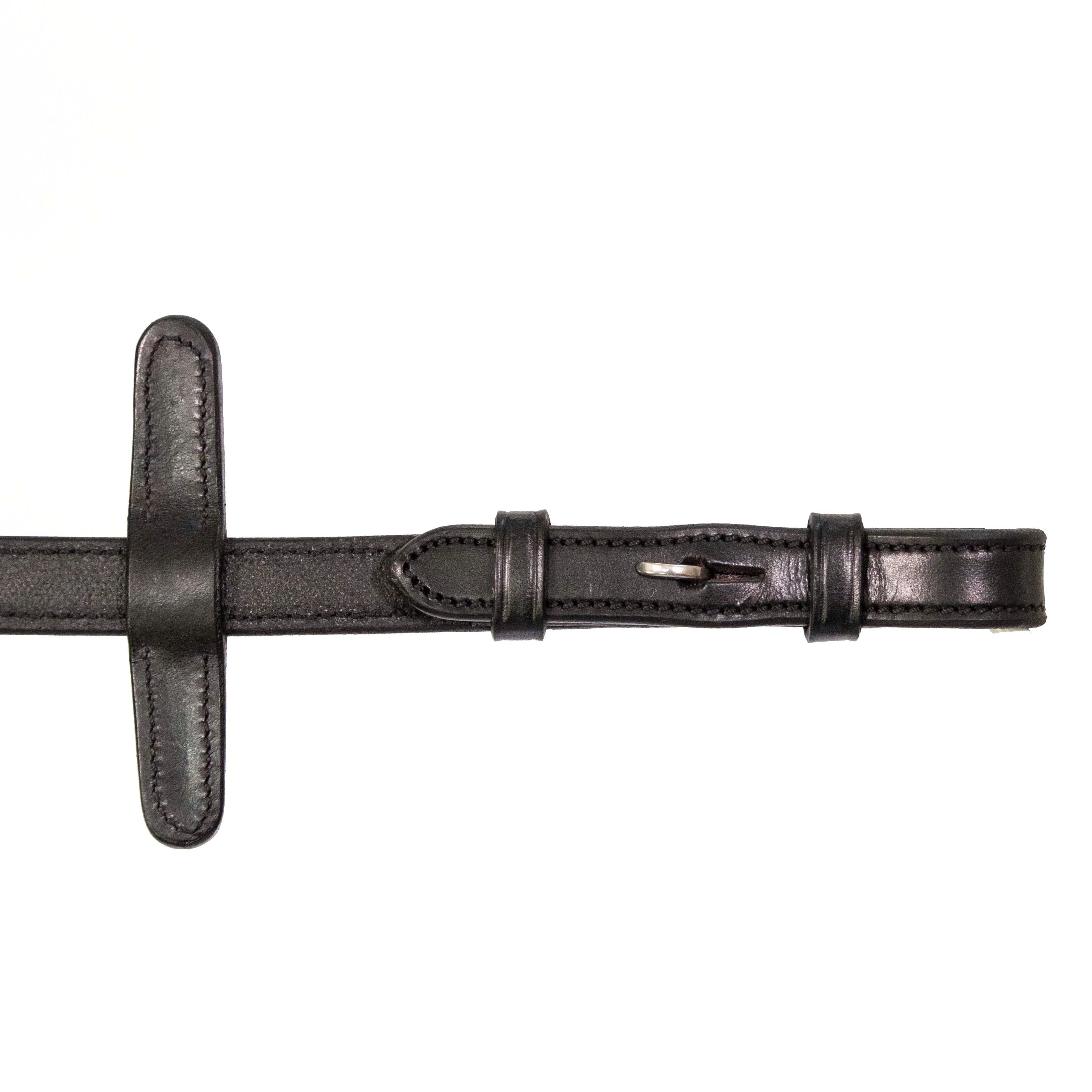 Henry James Xtreme Eventer Hybrid Rubber Reins With Leather Stoppers - Image 4