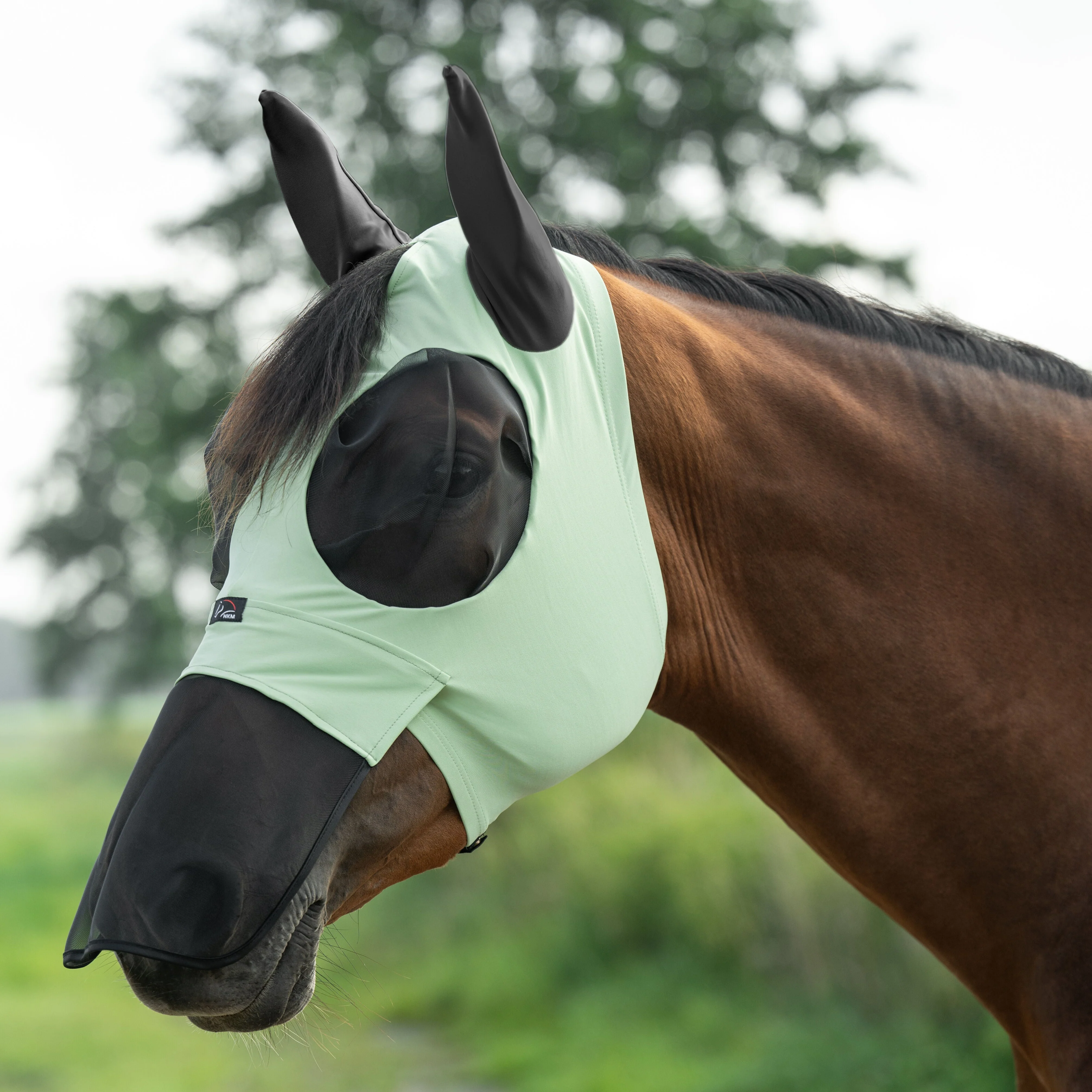 HKM Anti-Fly Mask -Elastic- with Nose - Image 6
