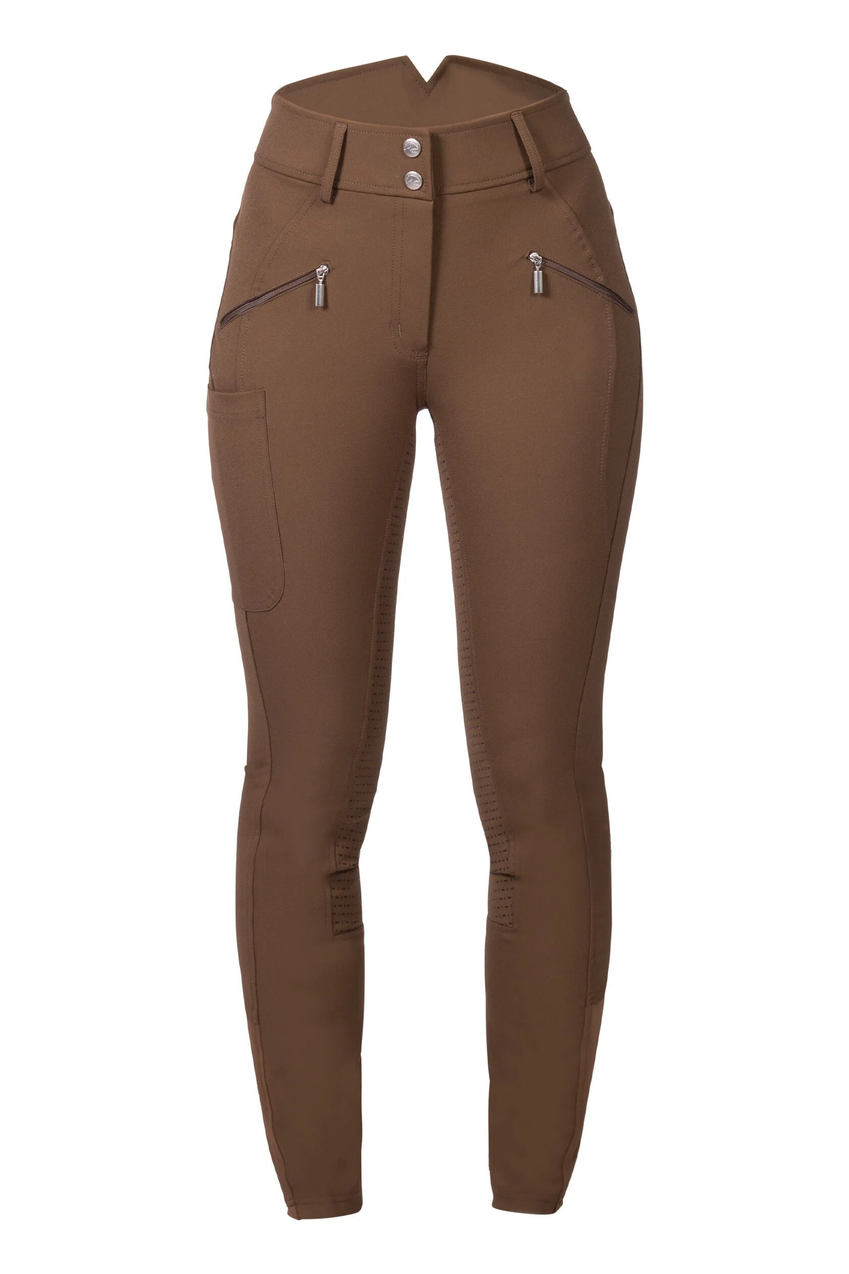 HKM Children's Silicone Full Seat Riding Breeches -Lia High Waist- - Image 10