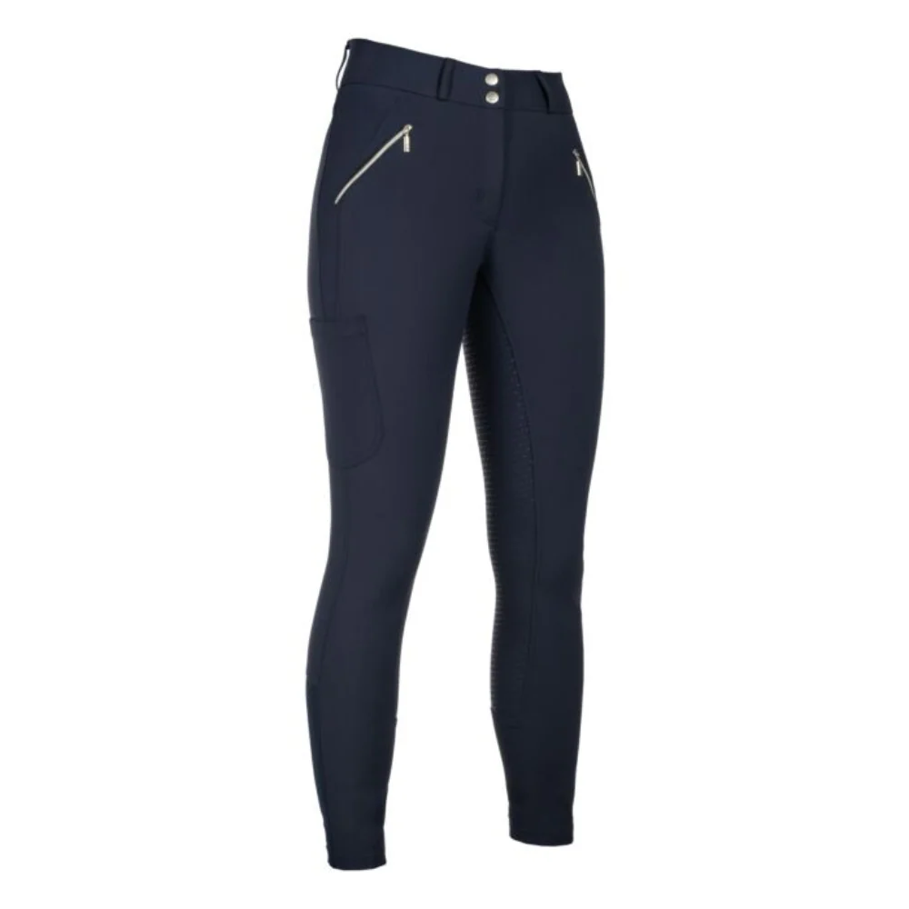 HKM Children's Silicone Full Seat Riding Breeches -Lia High Waist- - Image 6