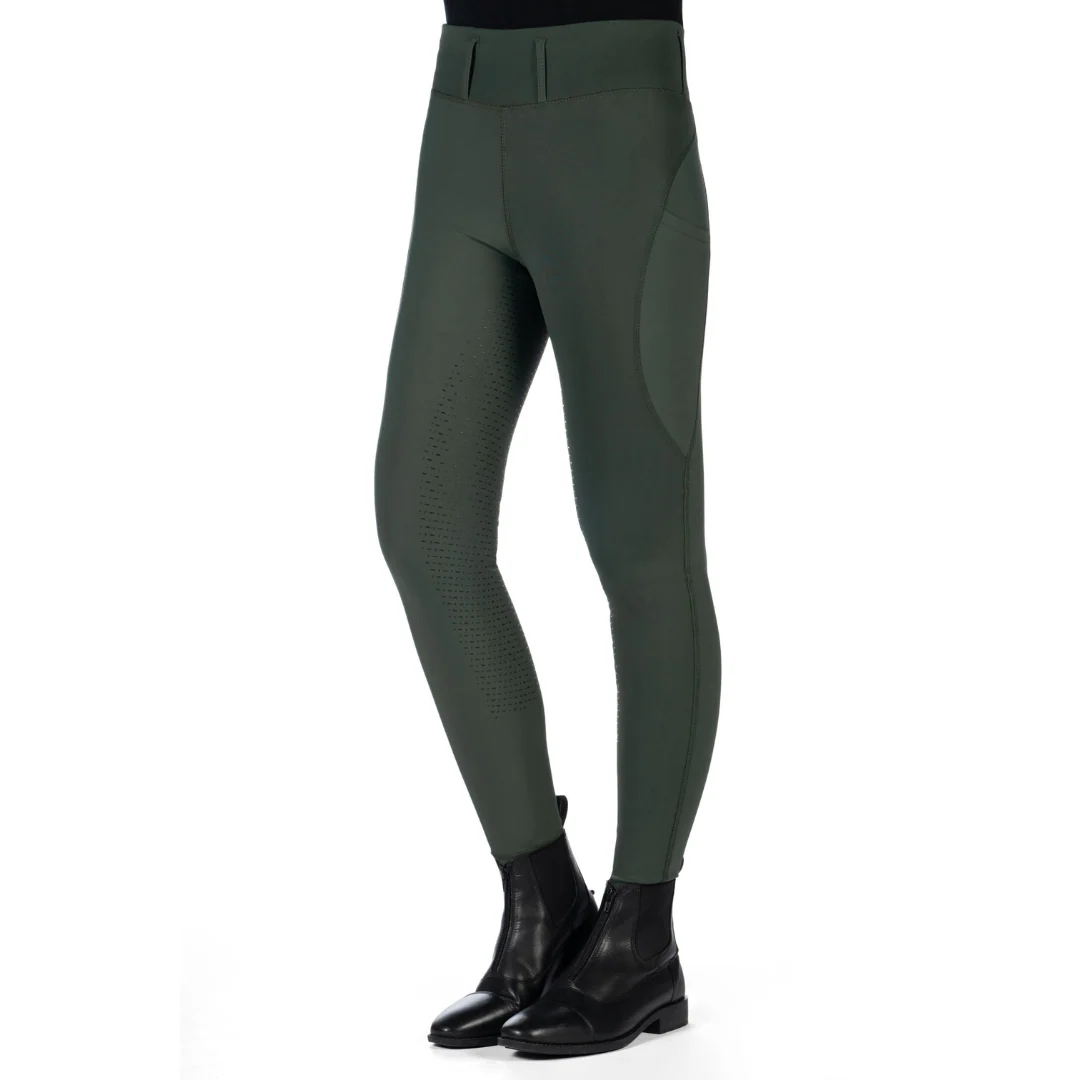 HKM Children's Silicone Full Seat Riding Leggings -Jil High Waist- - Image 6
