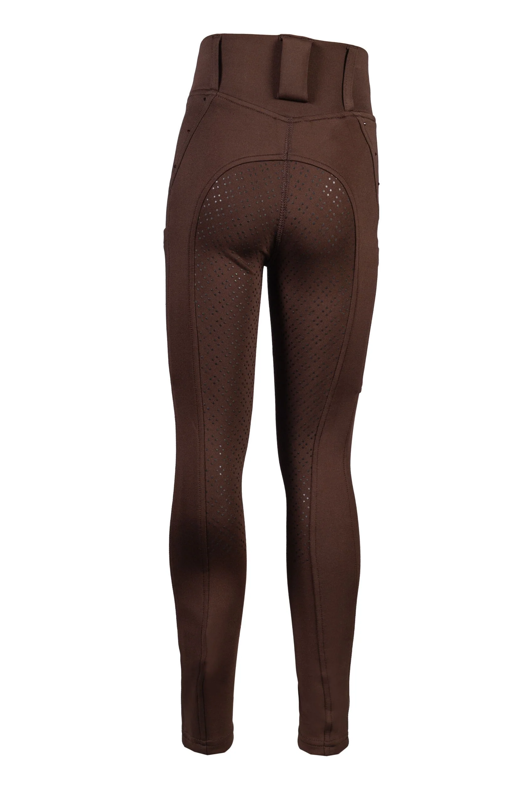 HKM Children's Silicone Full Seat Riding Leggings -Lana II- Style - Image 2