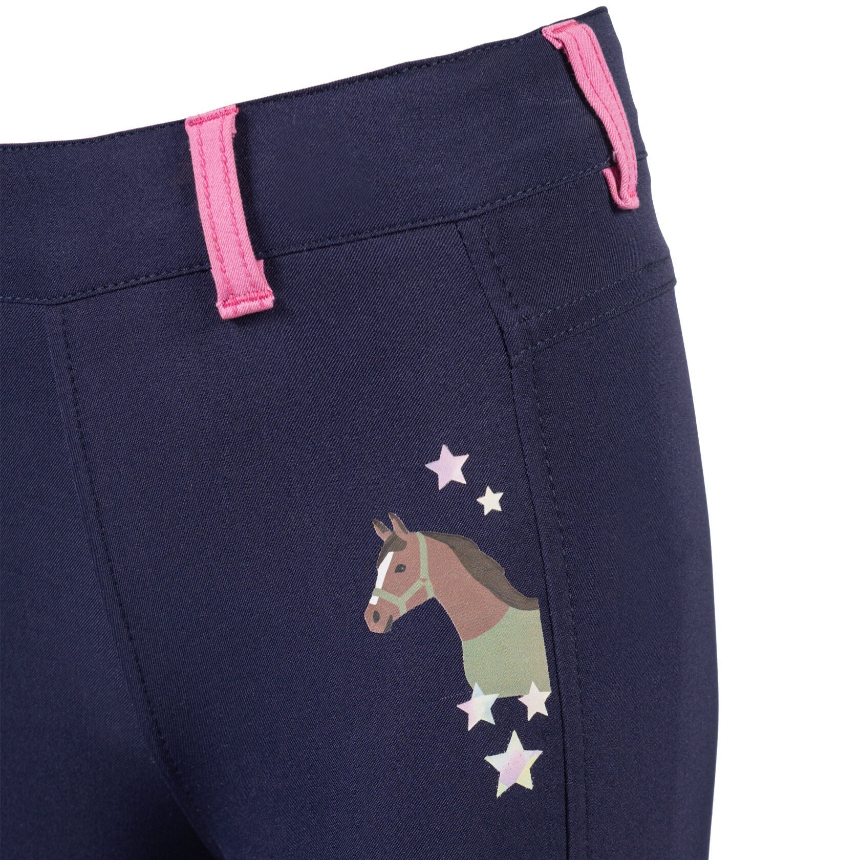 HKM Children's Silicone Full Seat Riding Tights -Pony Dream II- - Image 11