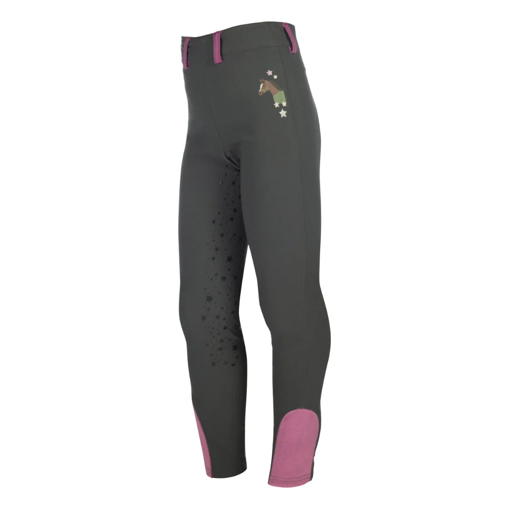 HKM Children's Silicone Full Seat Riding Tights -Pony Dream II- - Image 13