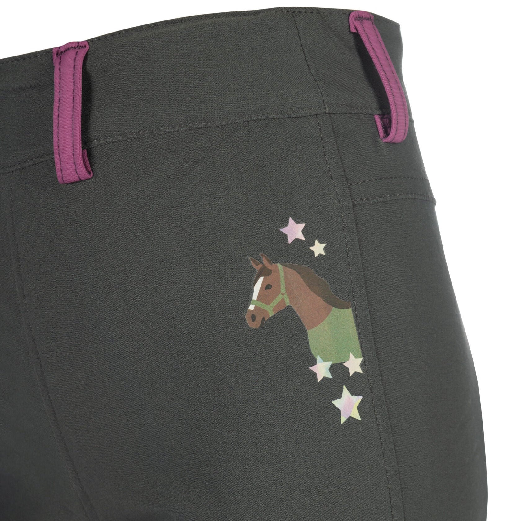 HKM Children's Silicone Full Seat Riding Tights -Pony Dream II- - Image 16