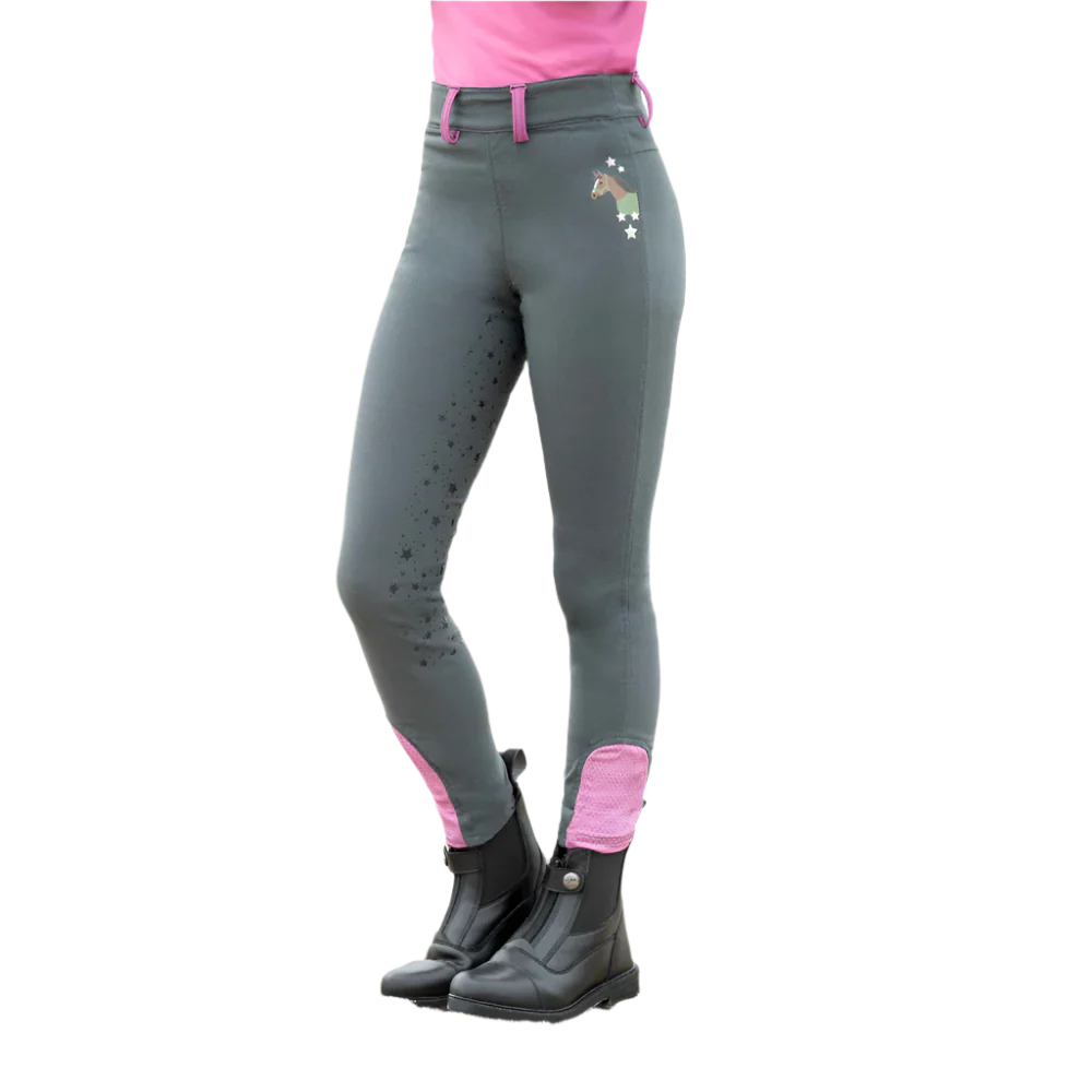 HKM Children's Silicone Full Seat Riding Tights -Pony Dream II- - Image 19
