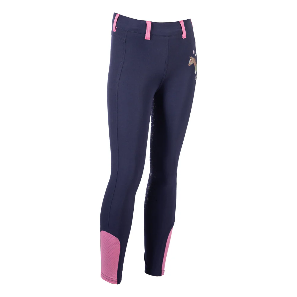 HKM Children's Silicone Full Seat Riding Tights -Pony Dream II- - Image 7