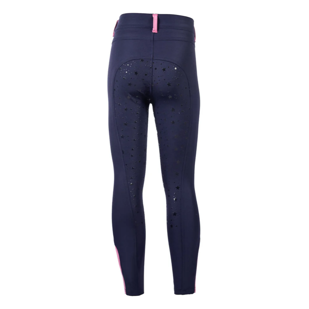 HKM Children's Silicone Full Seat Riding Tights -Pony Dream II- - Image 9