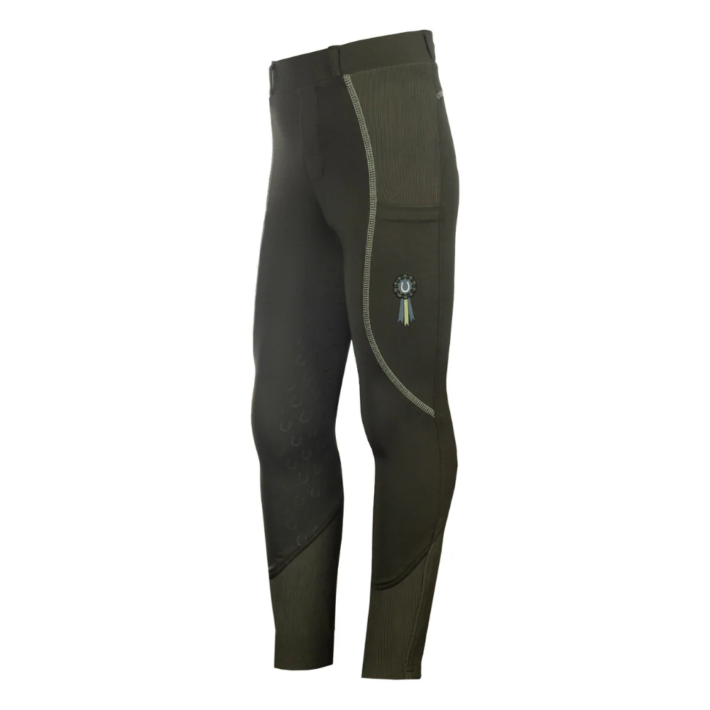 HKM Children's Silicone Full Seat Riding Tights -Claire- - Image 10