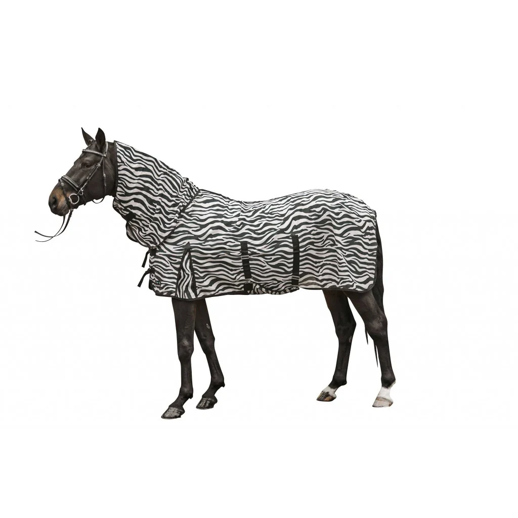 HKM Fly rug -Zebra- with neck