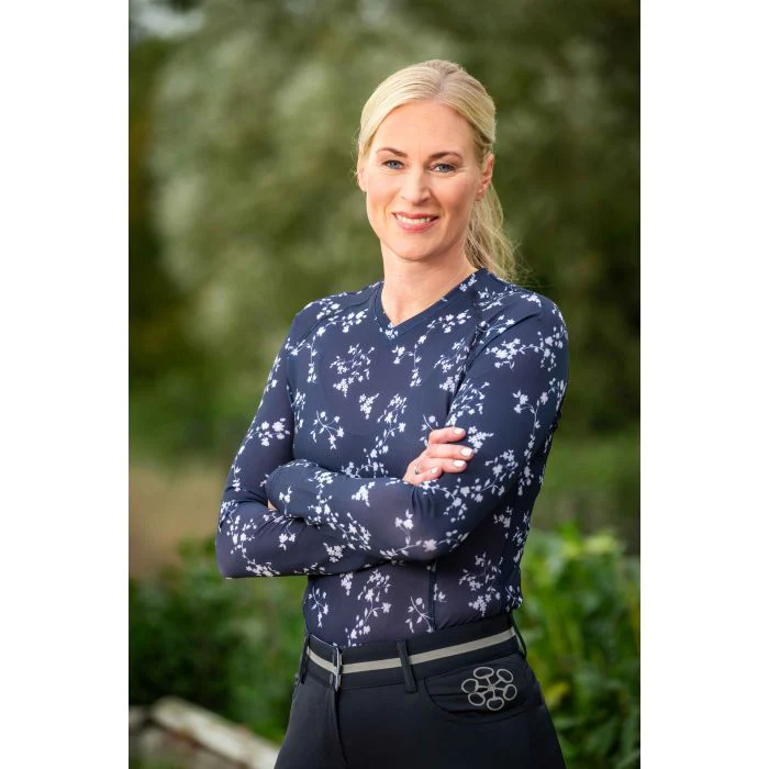 HKM Functional shirt -Bloomsbury Fleurs- long sleeve - Image 2