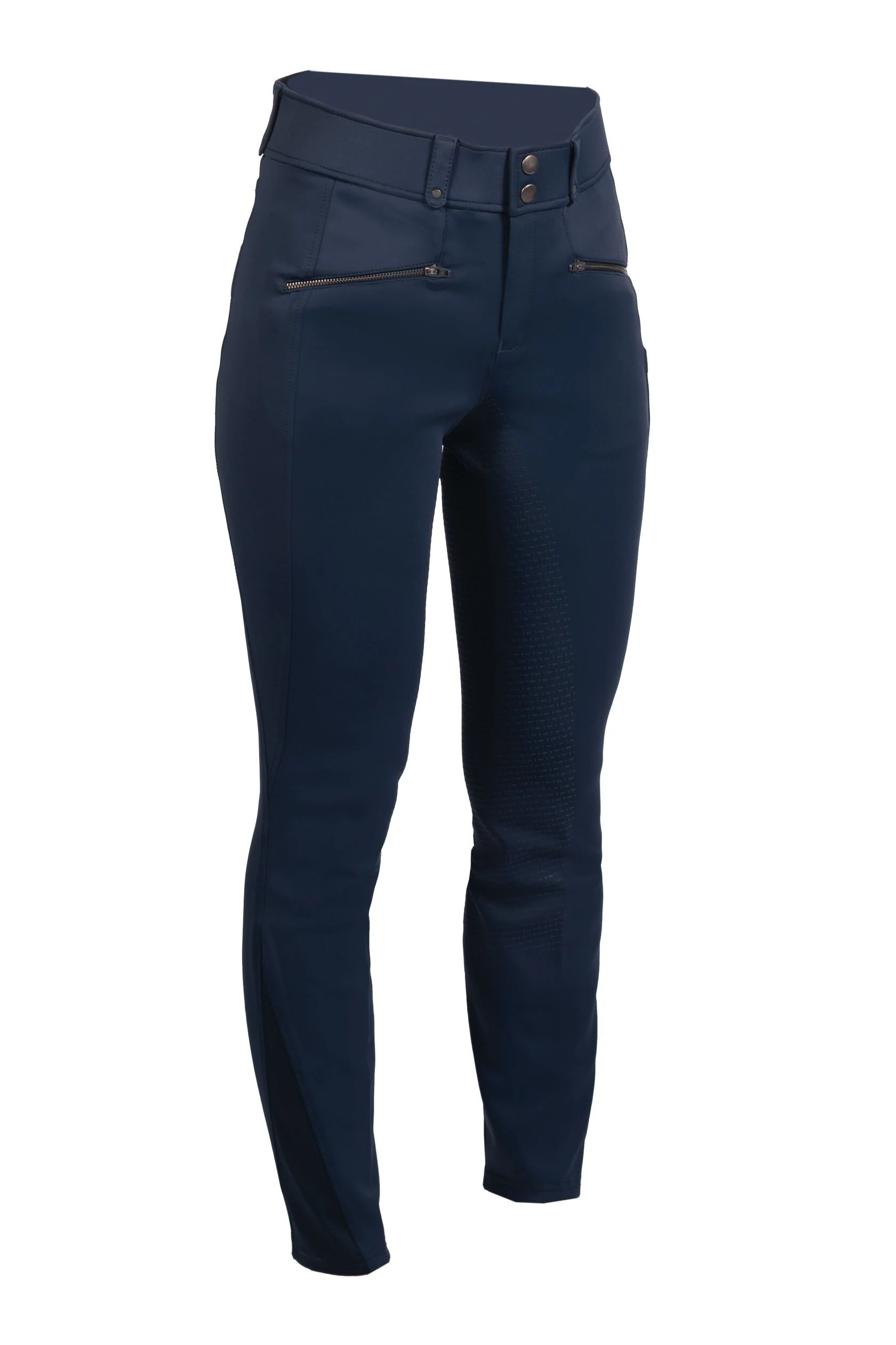 HKM Ladies Silicone Full Seat Riding Breeches -Pearl City- - Image 2