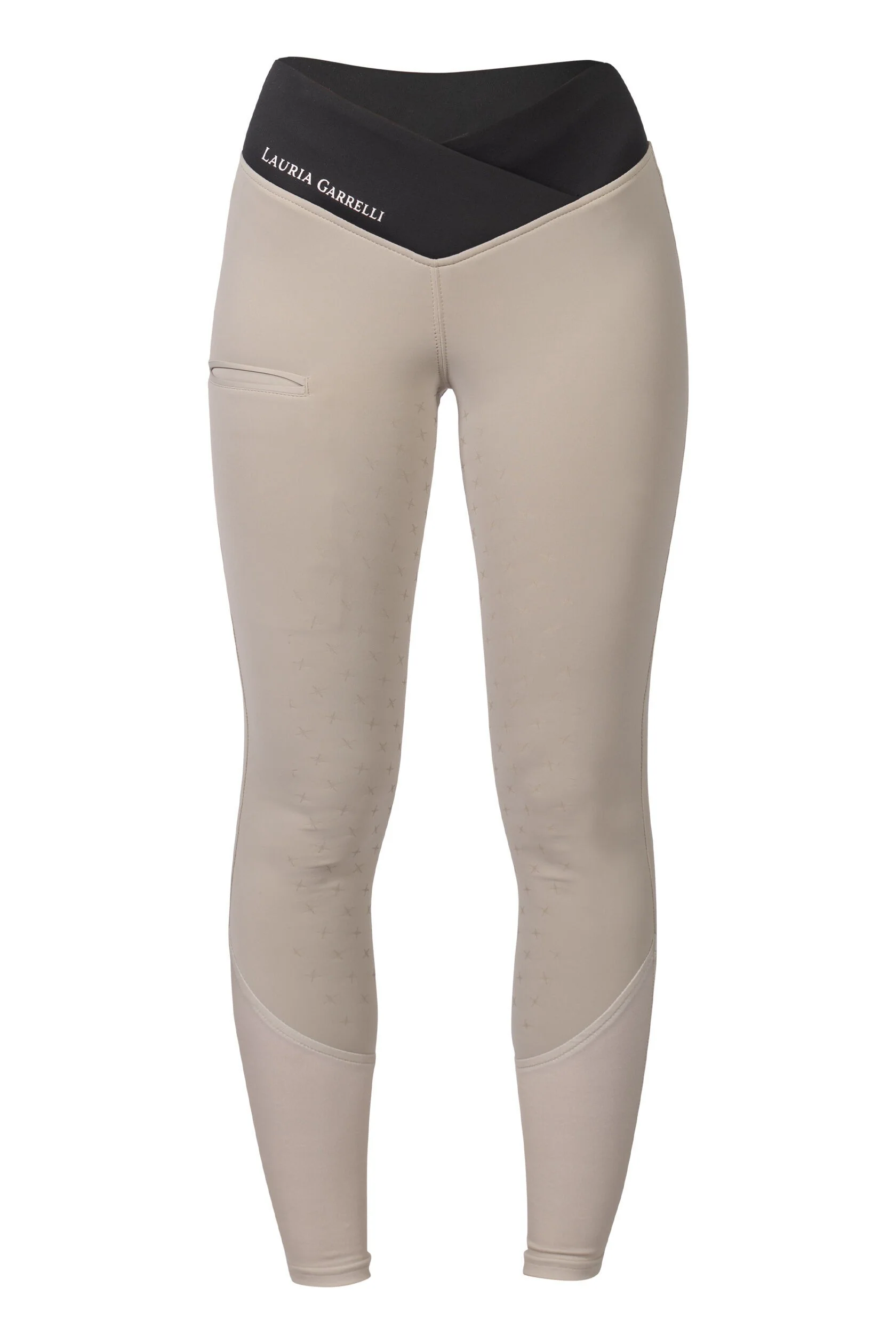 HKM Ladies Silicone Full Seat Riding Leggings -Limone- - Image 2