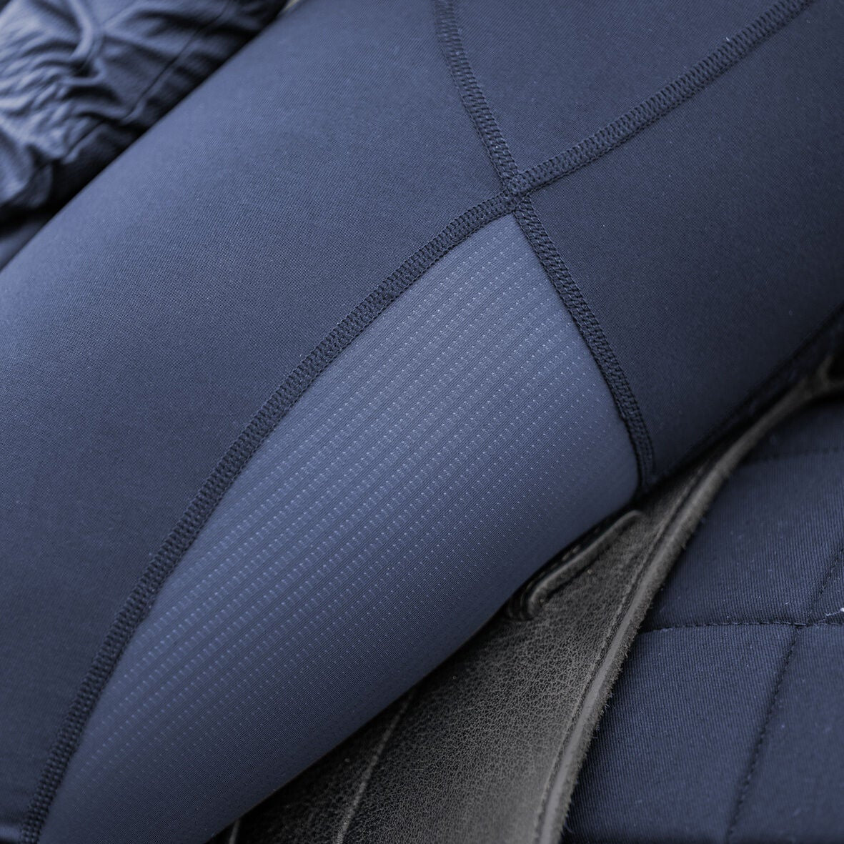 HKM Ladies Silicone Full Seat Riding Leggings -Mesh II- - Image 4