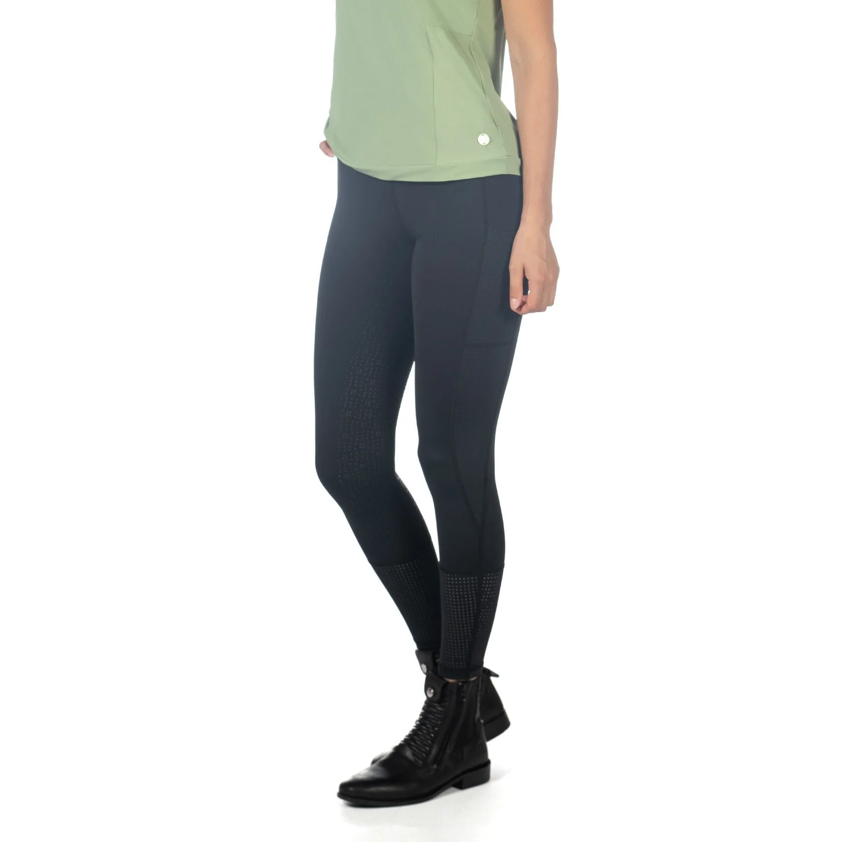 HKM Ladies Silicone Full Seat Riding Tights -Juna- - Image 21