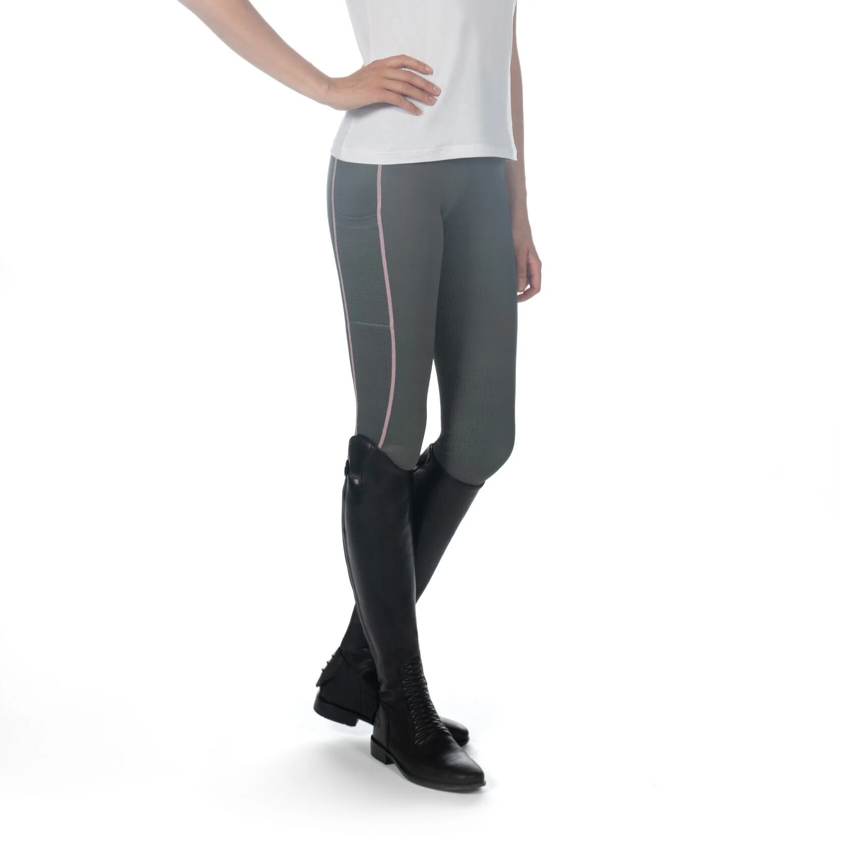 HKM Ladies Silicone Full Seat Riding Tights -Juna- - Image 34