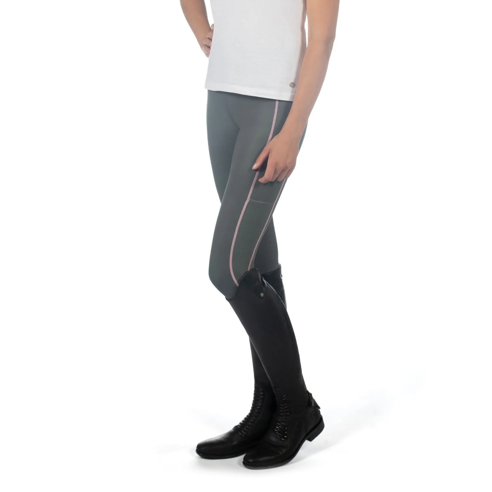 HKM Ladies Silicone Full Seat Riding Tights -Juna- - Image 35