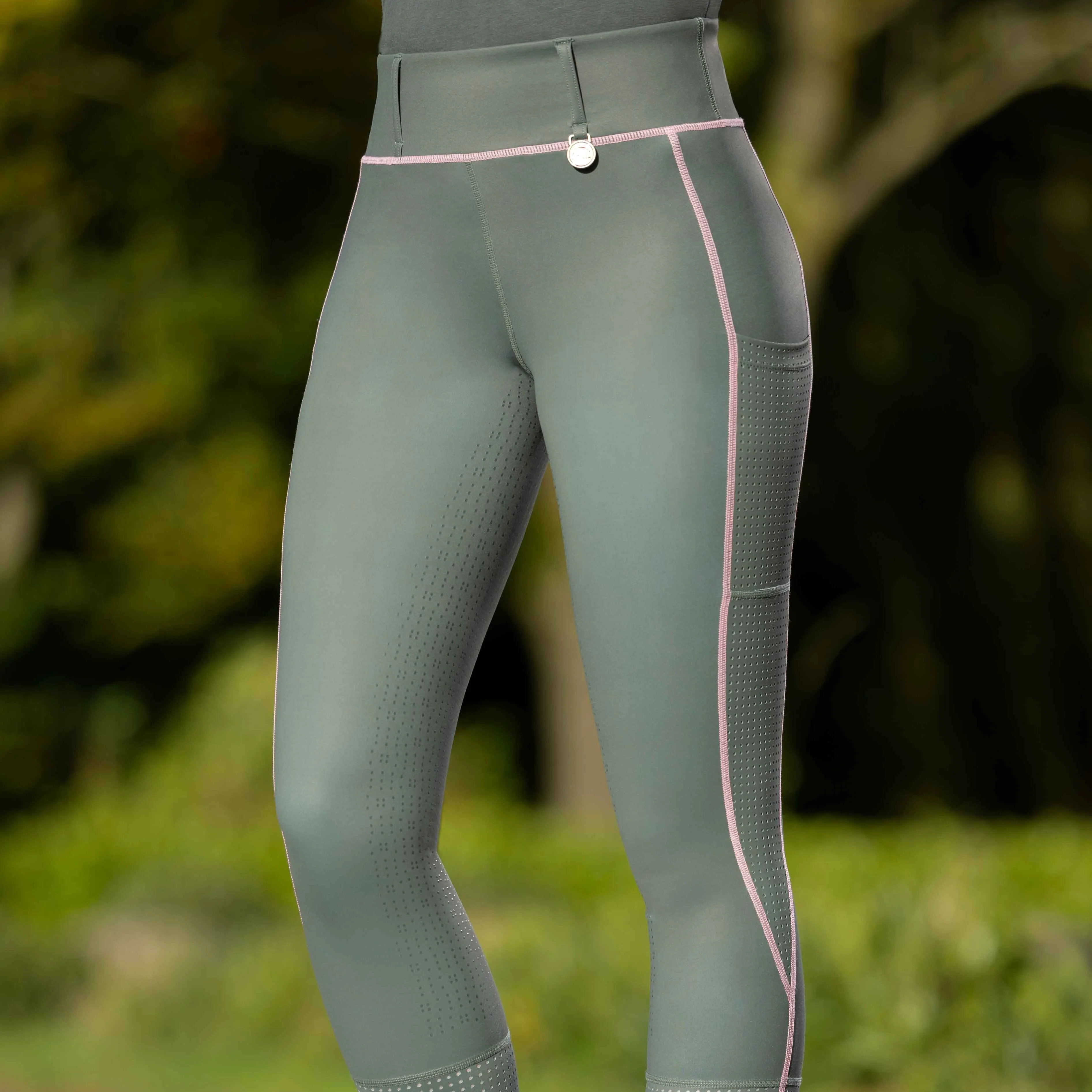 HKM Ladies Silicone Full Seat Riding Tights -Juna- - Image 37