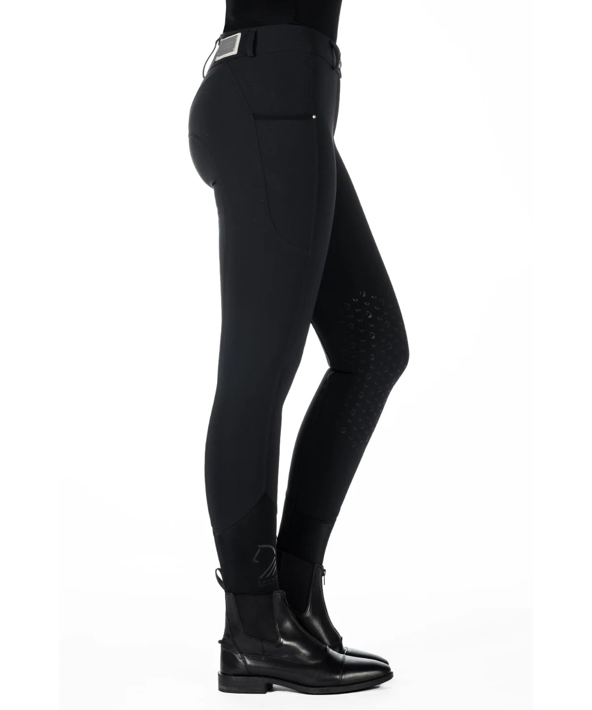 HKM Ladies Silicone Knee Patch Breeches -Livigno- - Image 17