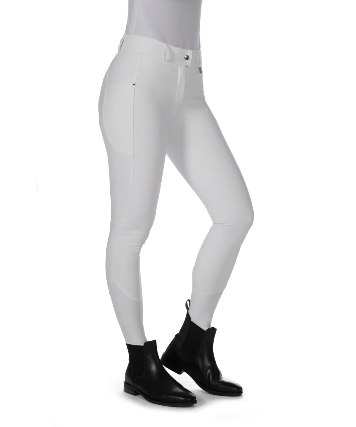 HKM Ladies Silicone Knee Patch Breeches -Livigno- - Image 3