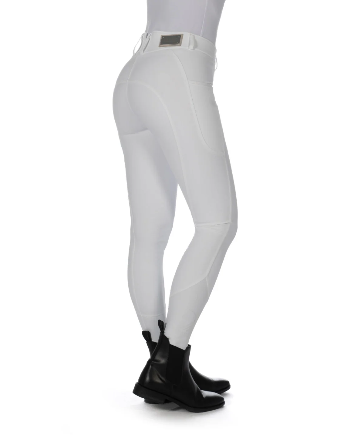 HKM Ladies Silicone Knee Patch Breeches -Livigno- - Image 6