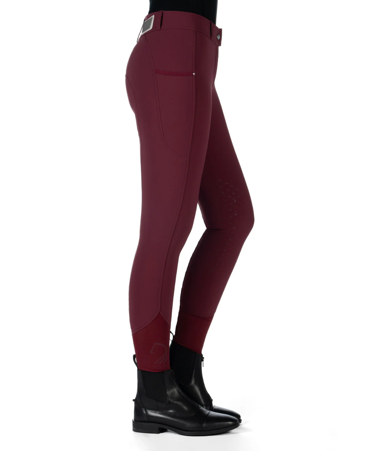 HKM Ladies Silicone Knee Patch Breeches -Livigno- - Image 9