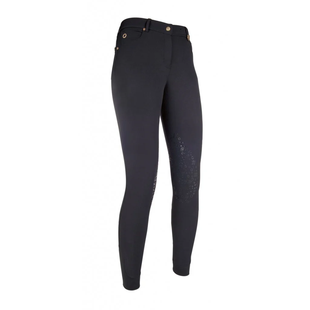 HKM LG Basic Silicone Knee Patch Riding Breeches - Image 6