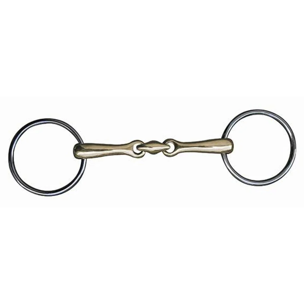 HKM Loose Ring Bradoon With Lozenge 14mm Argentan