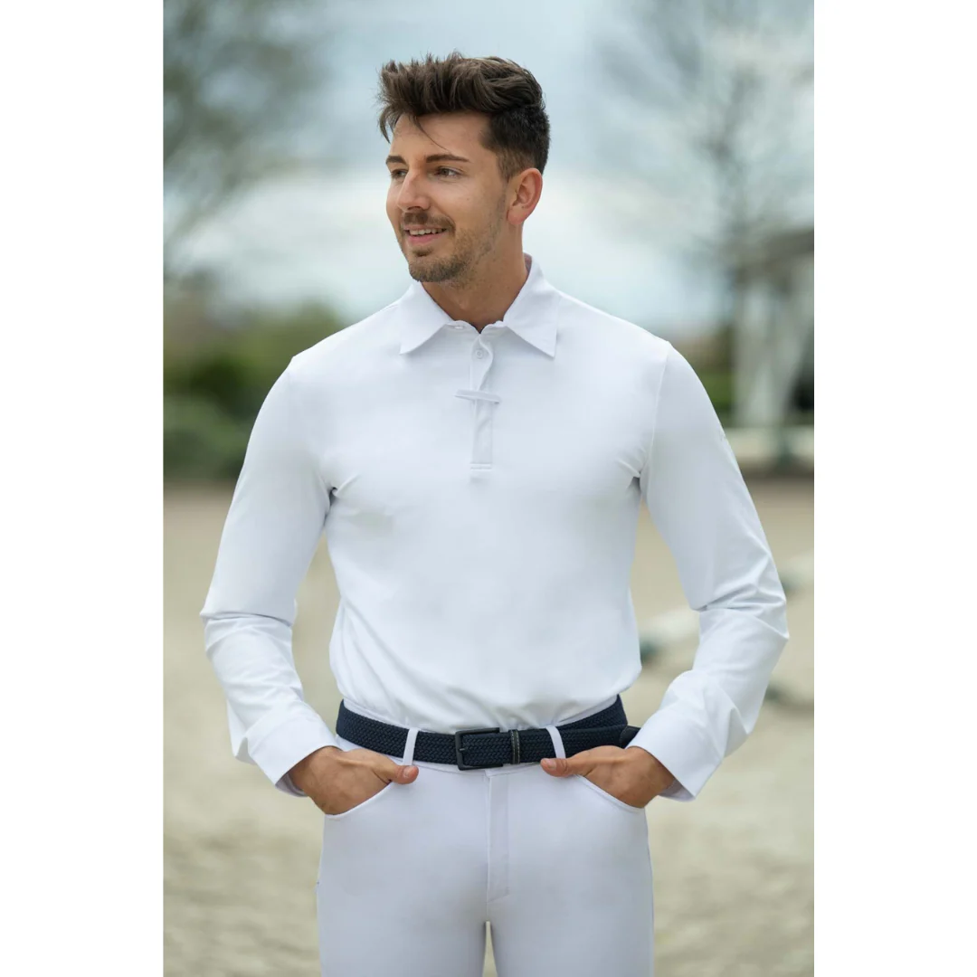 HKM Men's Long Sleeve Competition Shirt -Davie- - Image 3