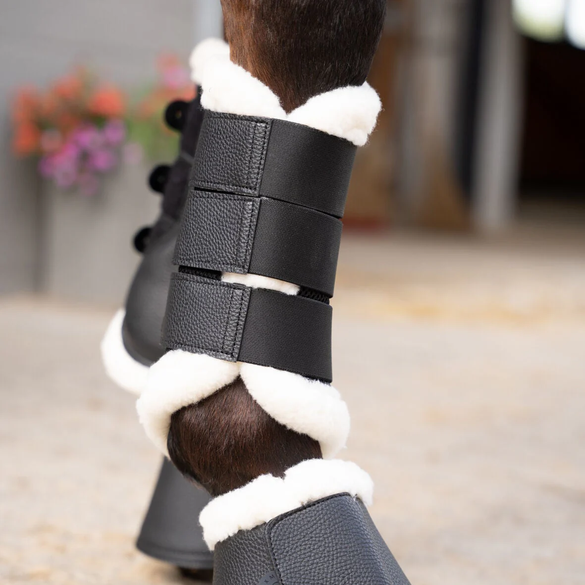 HKM Protection Boots -Comfort Premium Mesh- Fur - Image 11