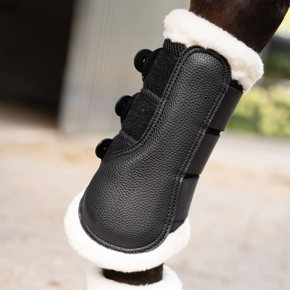 HKM Protection Boots -Comfort Premium Mesh- Fur - Image 12
