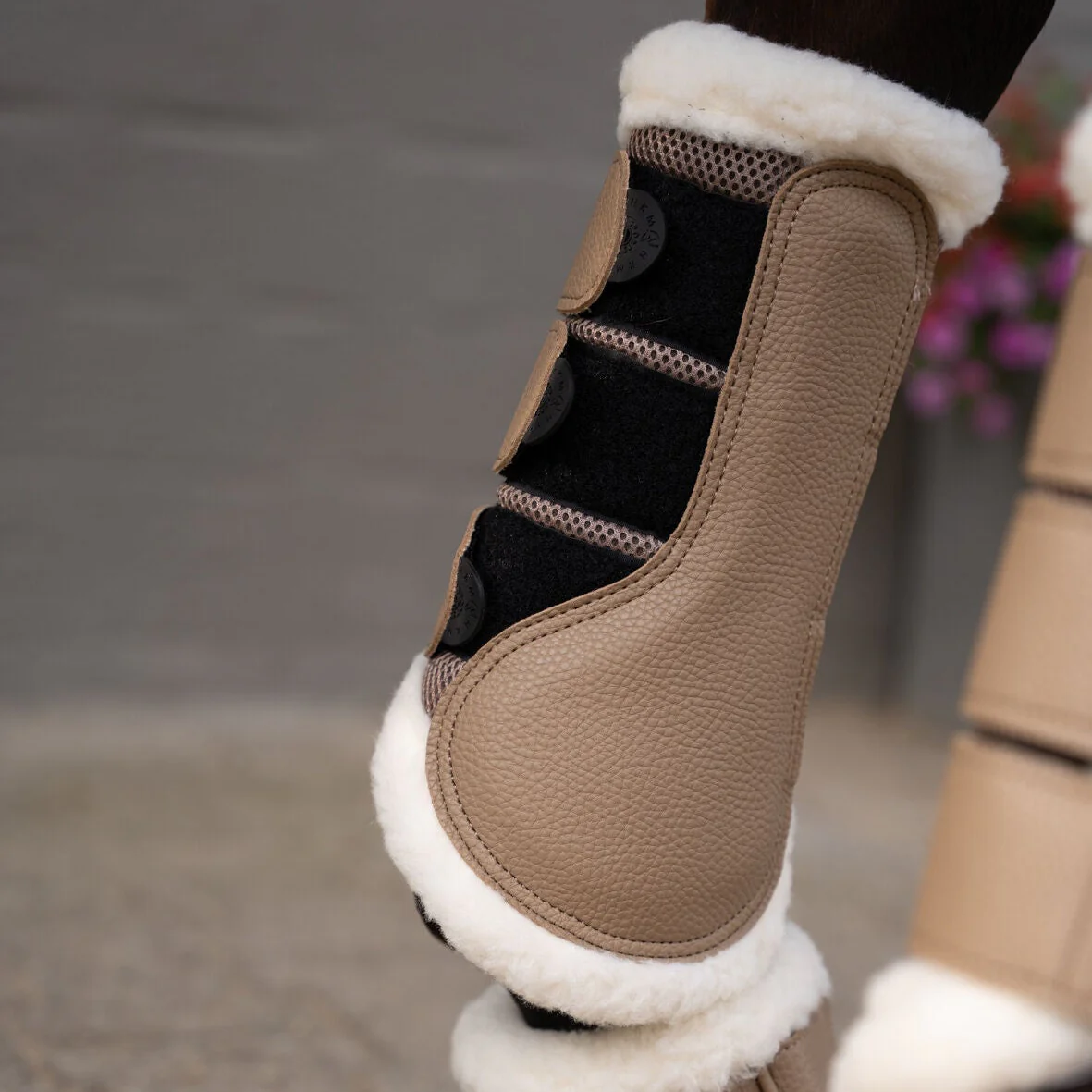 HKM Protection Boots -Comfort Premium Mesh- Fur - Image 8