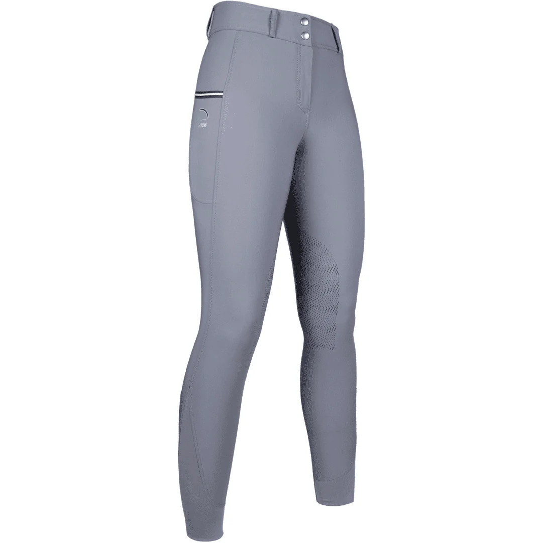 HKM Comfort FLO Style Silicone Knee Patch Riding Breeches - Image 4