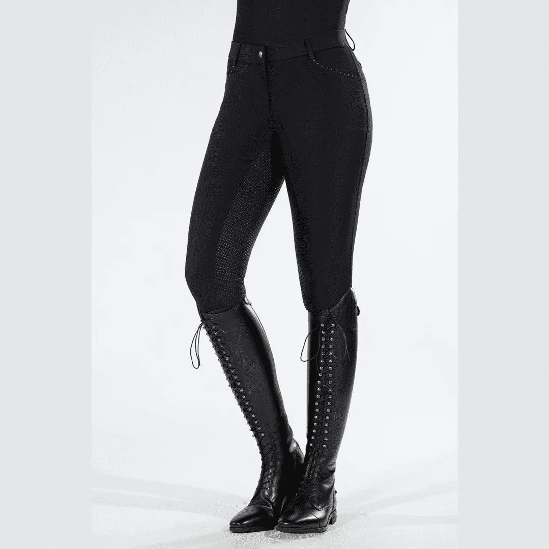 HKM Rosegold Glamour Style S.F. Seat Riding Breeches - Image 3
