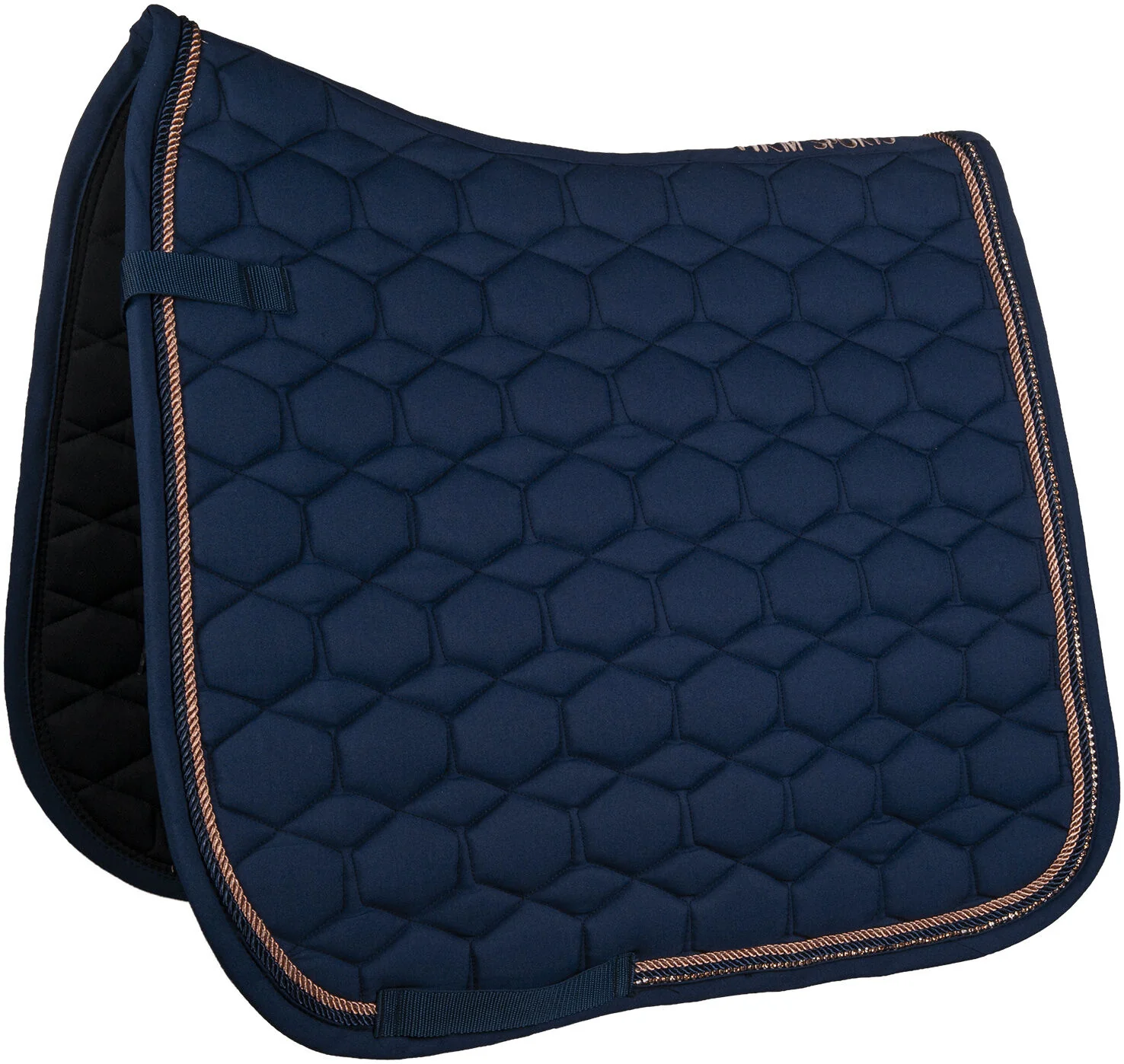 HKM Saddle Cloth -Rosegold Glamour- Style - Image 4