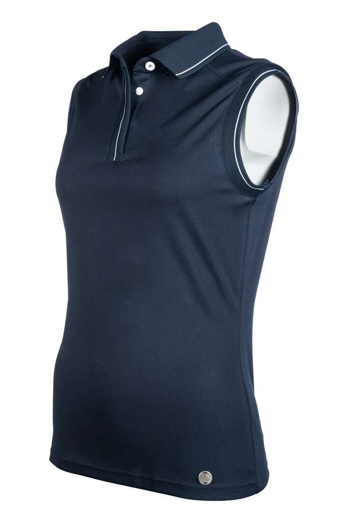 HKM Catherine Sleeveless Polo Shirt - Image 5