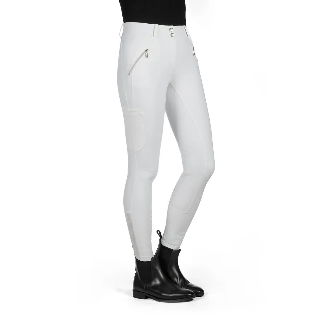 HKM Women's Alos Full Seat Riding Breeches -Lia High Waist- - Image 4