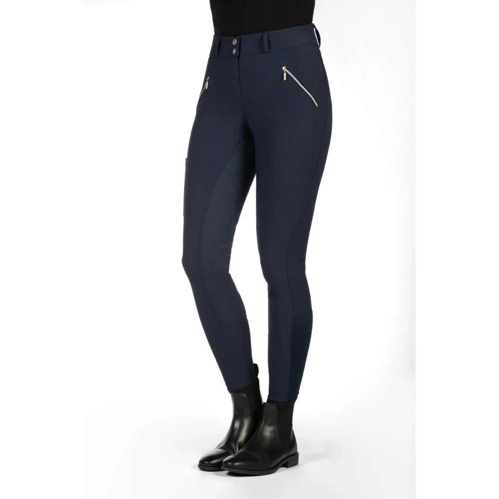 HKM Women's Alos Full Seat Riding Breeches -Lia High Waist- - Image 9