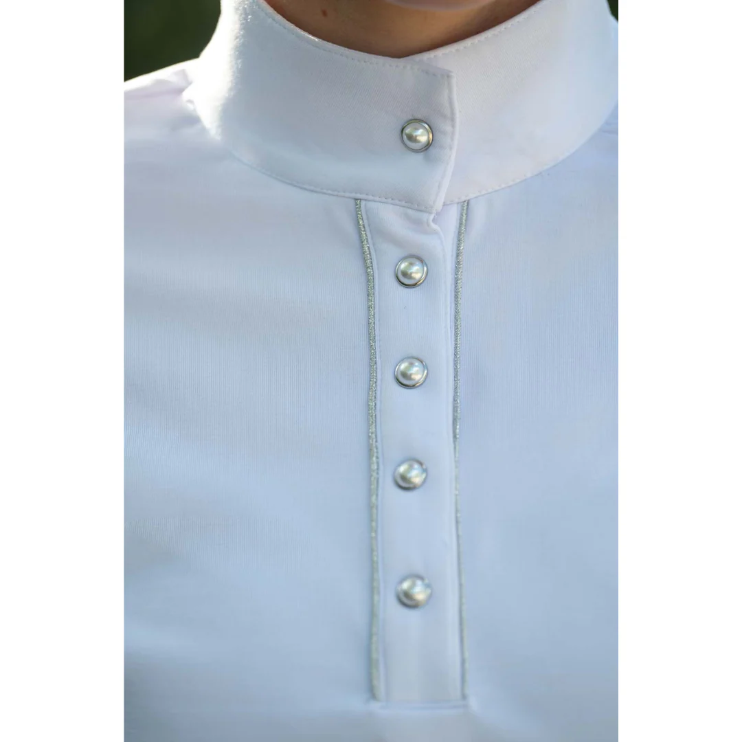 HKM Women's Long Sleeve Competition Shirt -Emilia- - Image 4