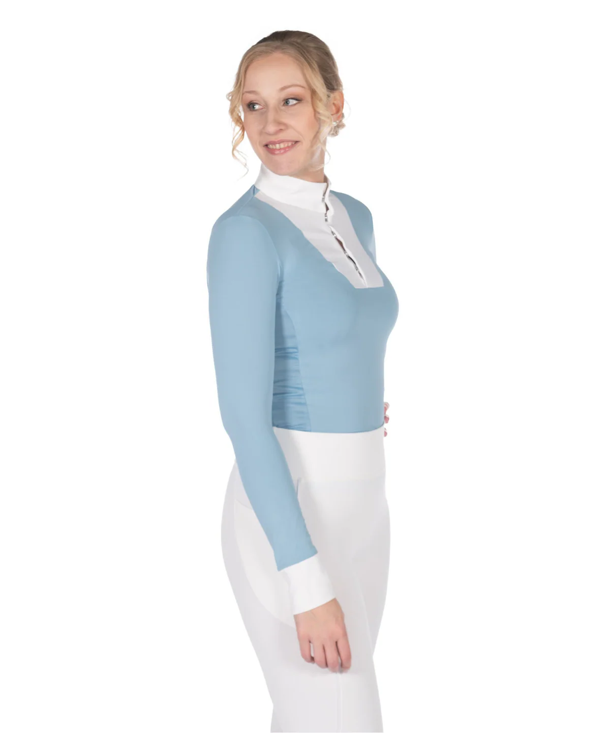HKM Women's Long Sleeve Competition Shirt -Virginia- - Image 5