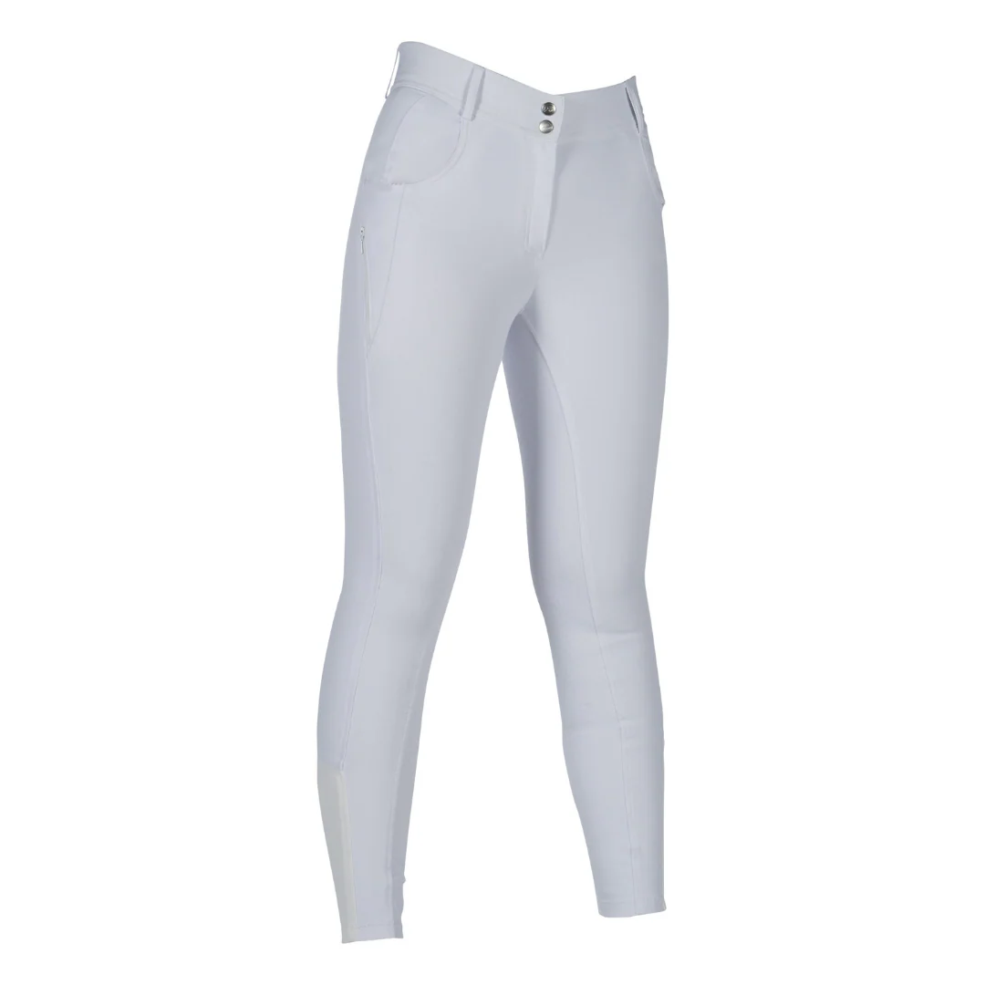 HKM Women's Silicone Full Seat Riding Breeches -Ari Mid Rise-