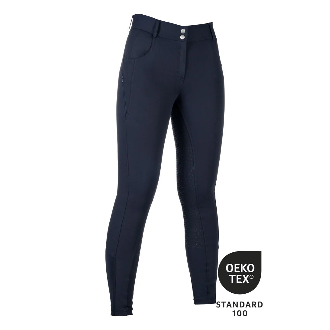 HKM Women's Silicone Full Seat Riding Breeches -Ari Mid Rise- - Image 10