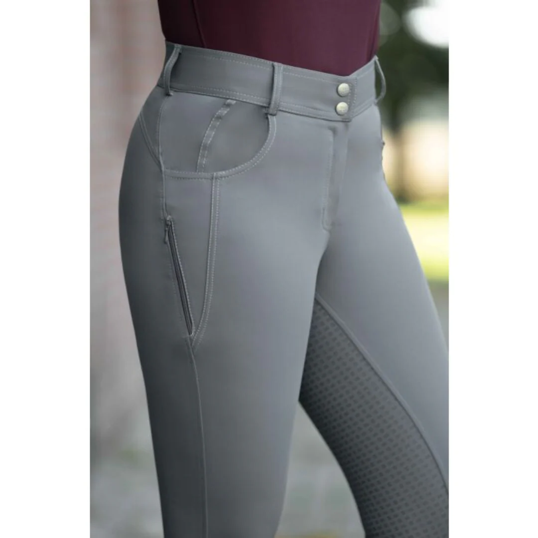 HKM Women's Silicone Full Seat Riding Breeches -Ari Mid Rise- - Image 22