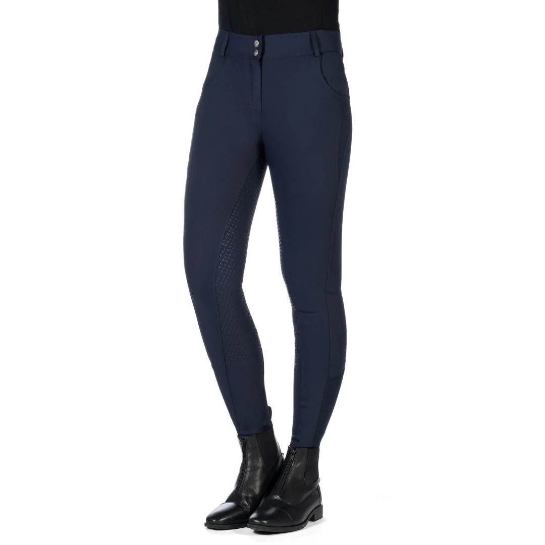HKM Women's Silicone Full Seat Riding Breeches -Ari Mid Rise- - Image 8
